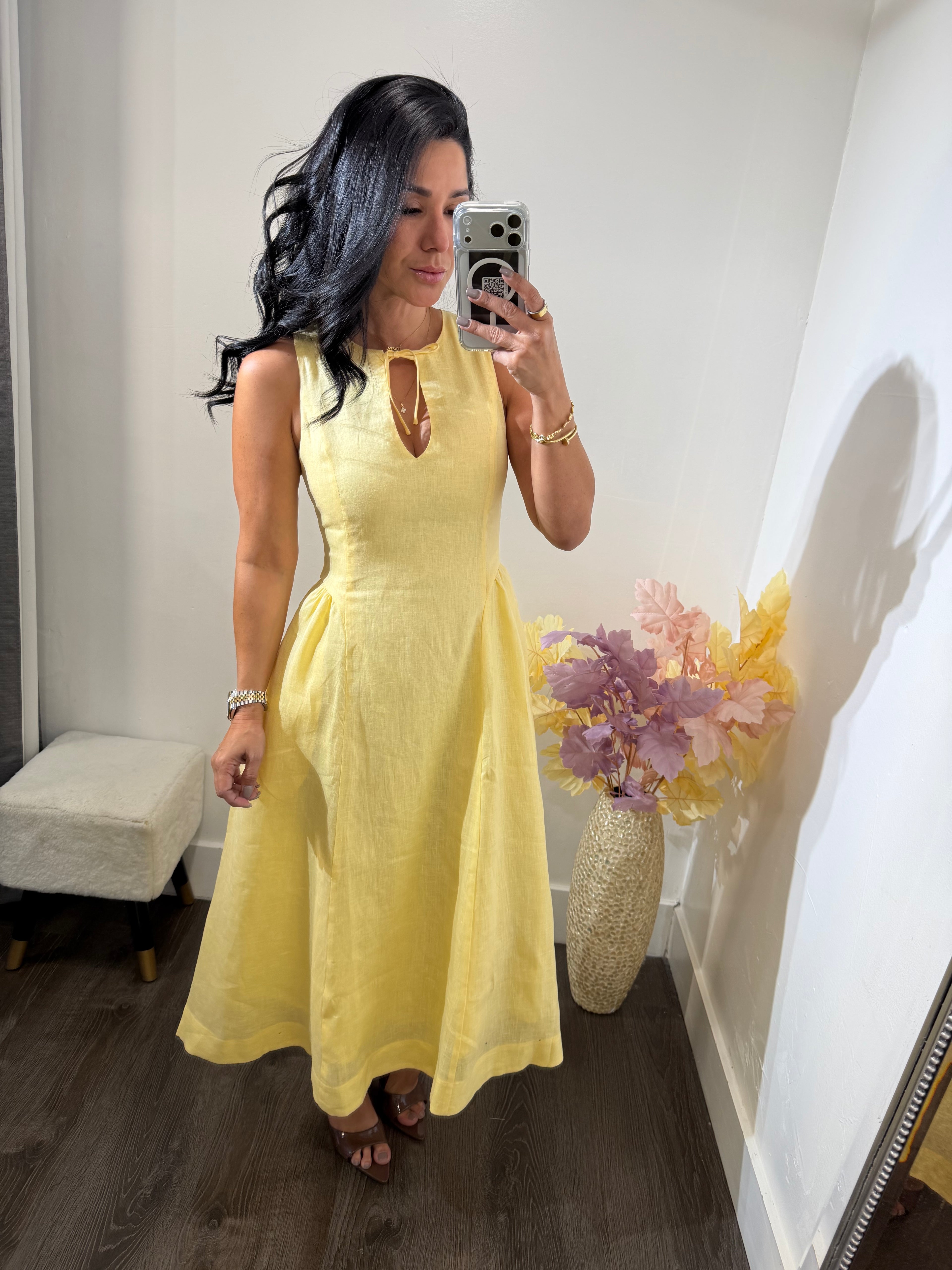 Maxi dress Lino sol