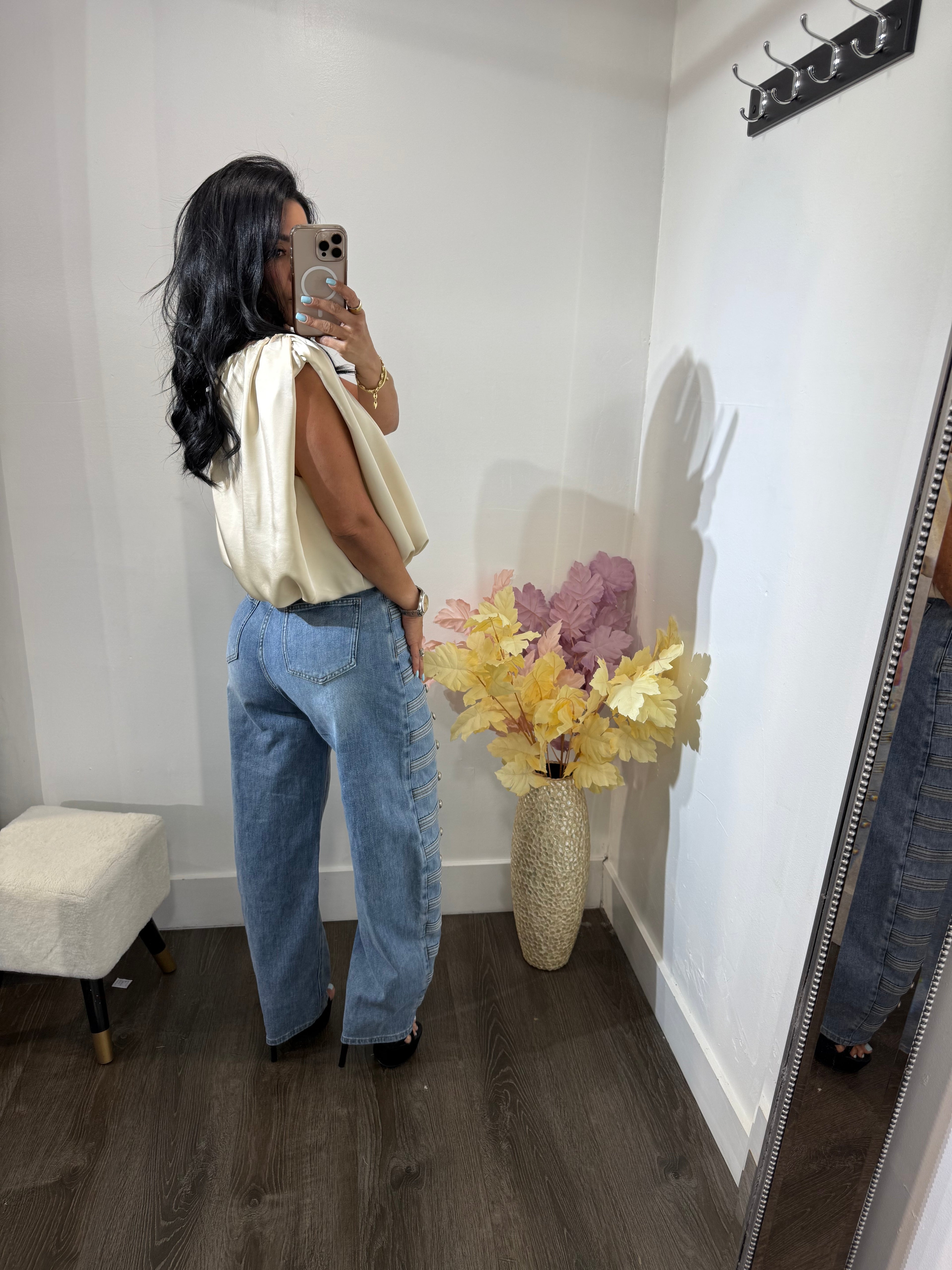 Top satin Lorena