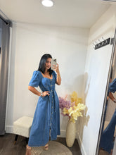 Load image into Gallery viewer, Maxi dress denim Elsa
