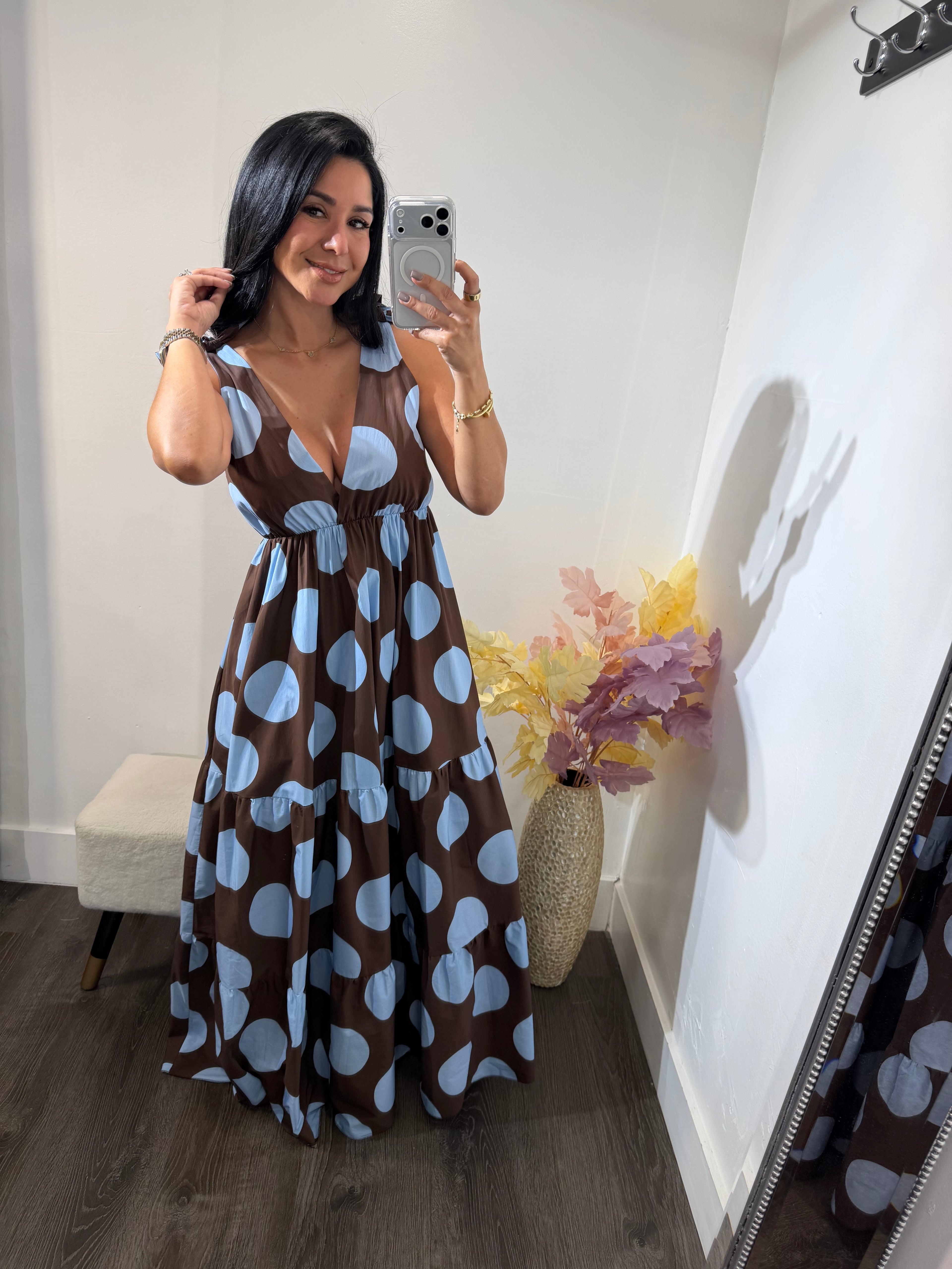 Maxi dress dots