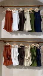 Top satin Sabrina