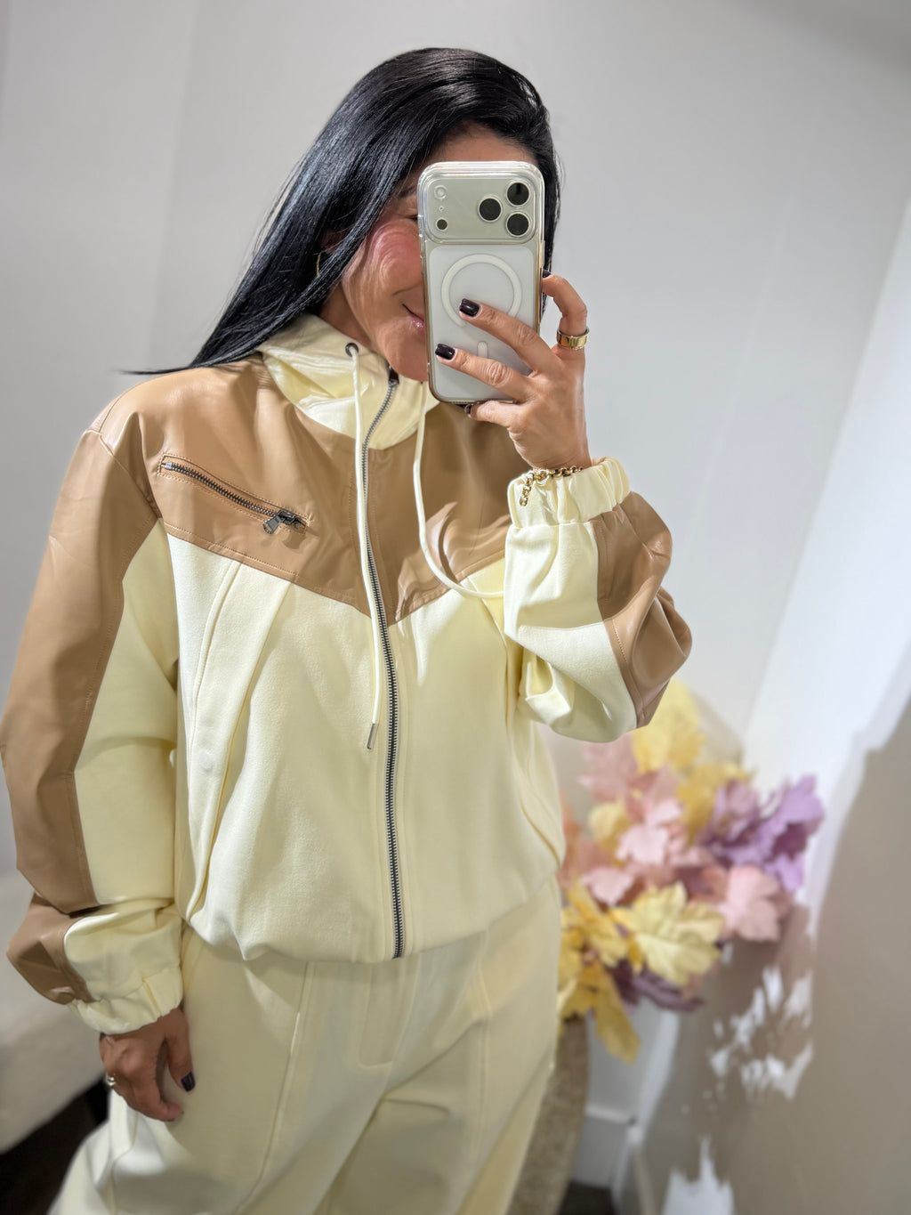 Set comfy leather