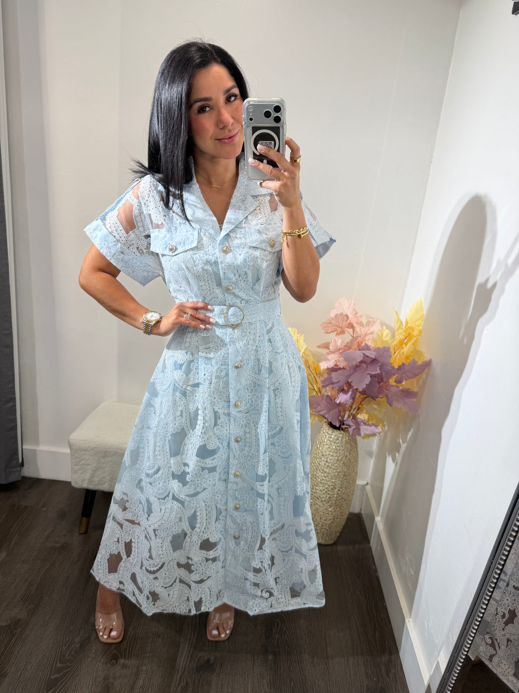 Maxi dress Helena Blue