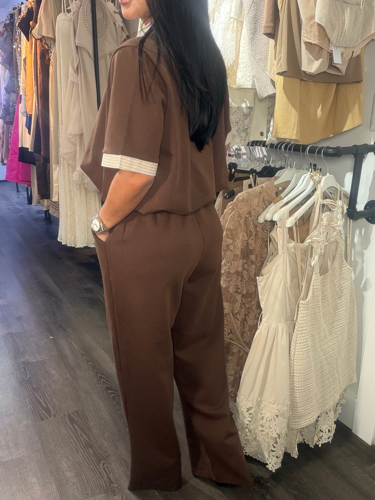 Set Olivia brown
