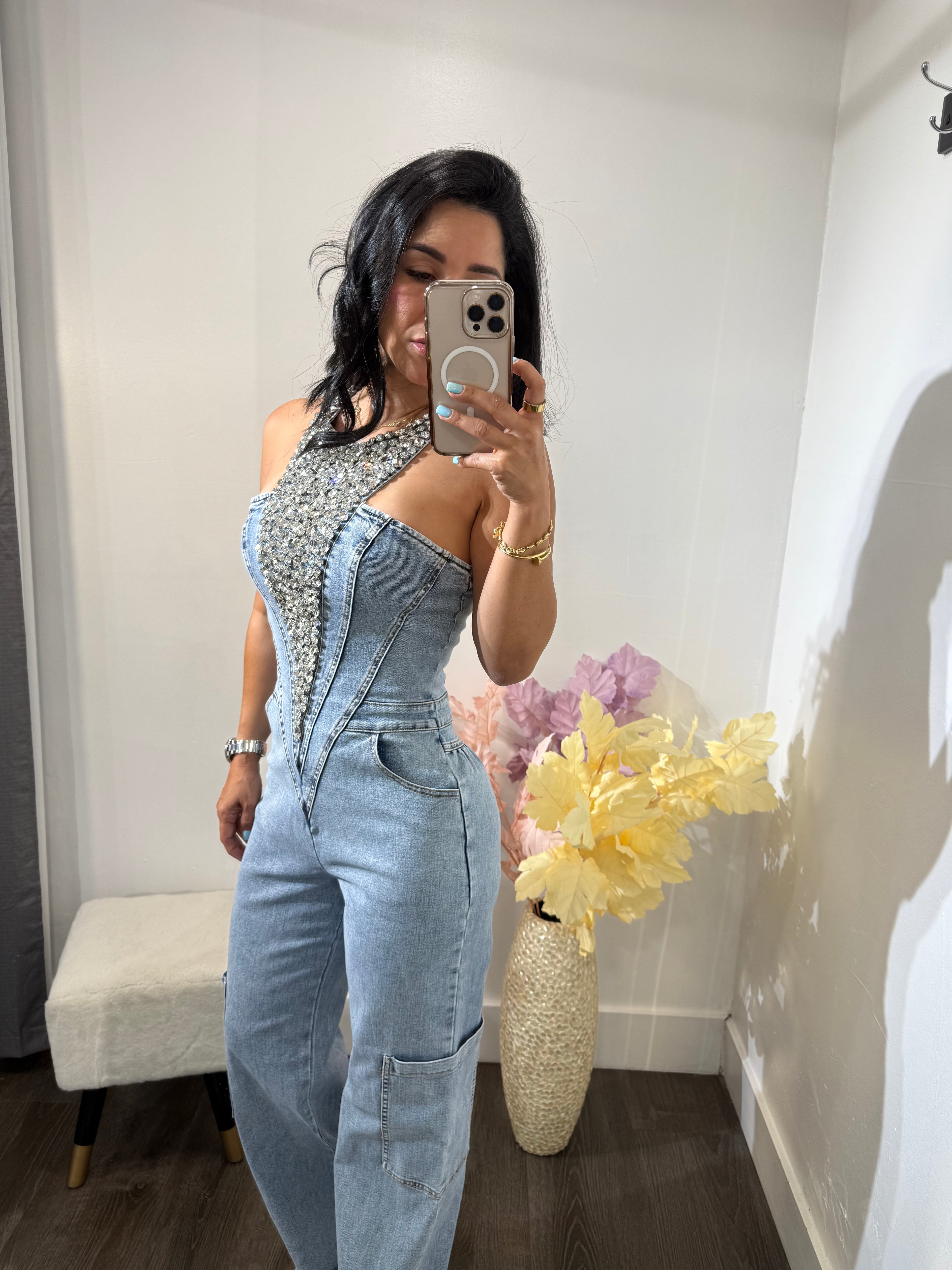 Jumpsuit denim Karla