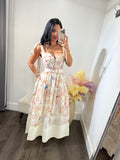 Maxi dress flower Ana