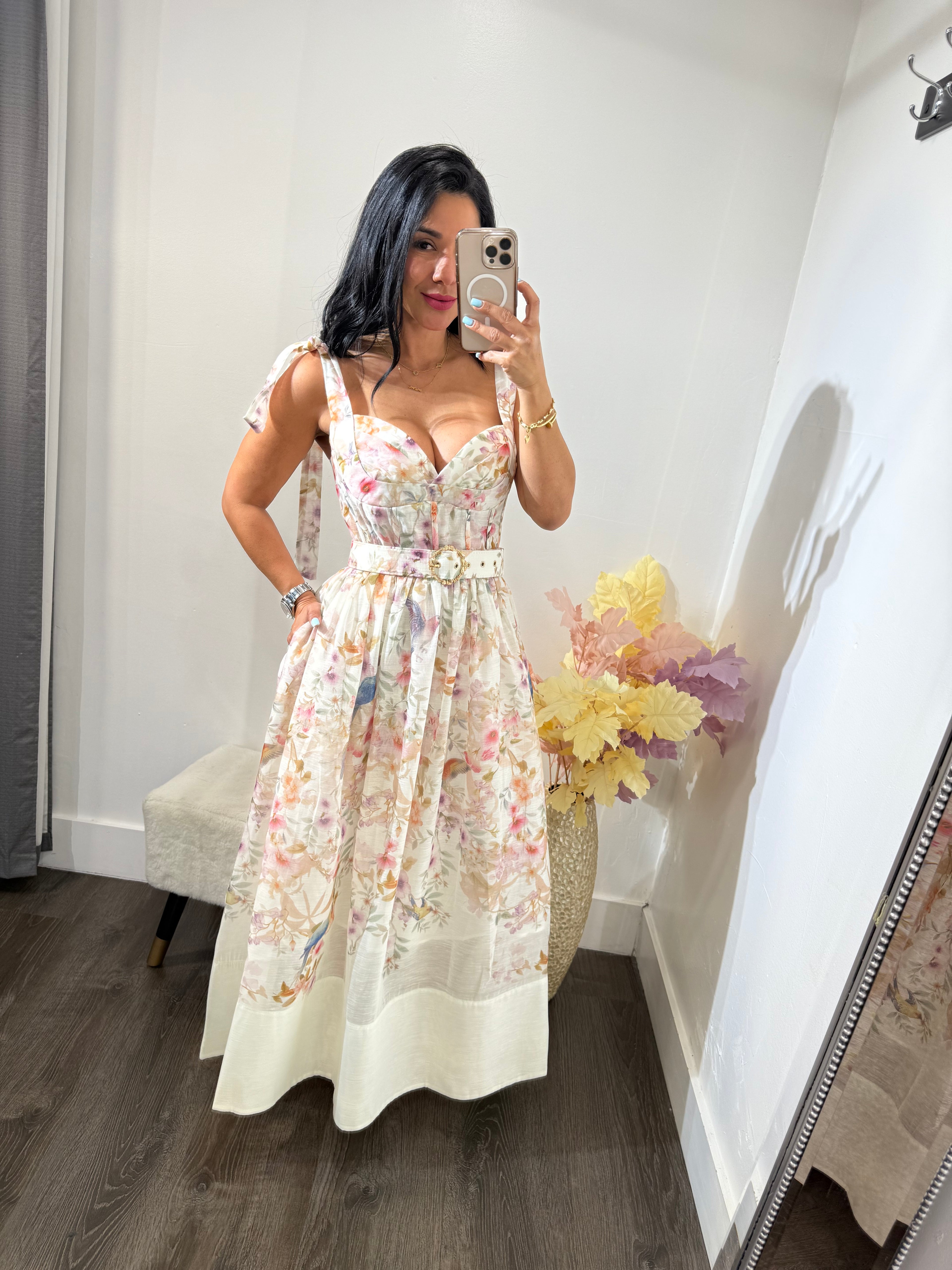 Maxi dress flower Ana