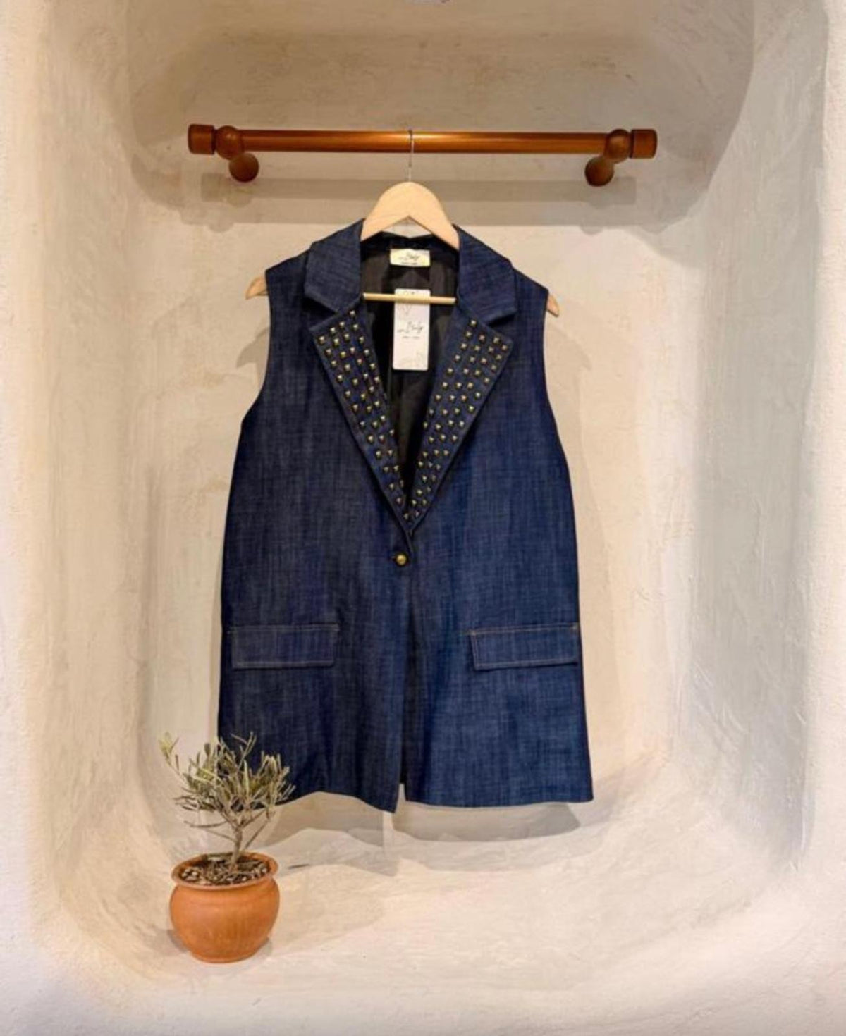 Top Vest denim