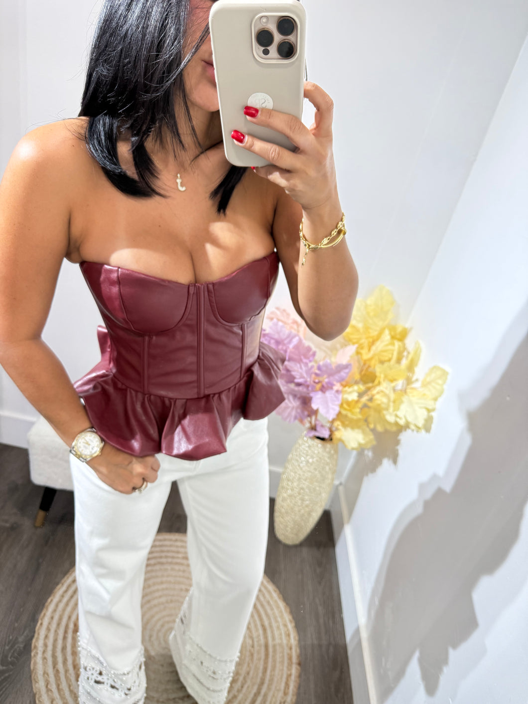 Top leather Sha