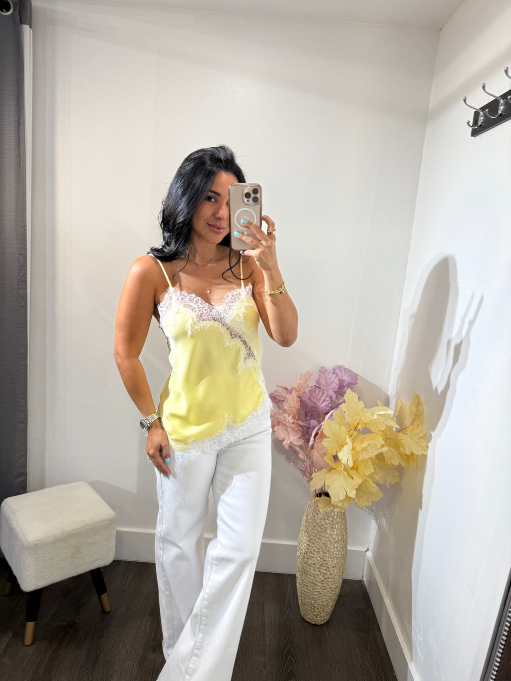 Top satin Amalia