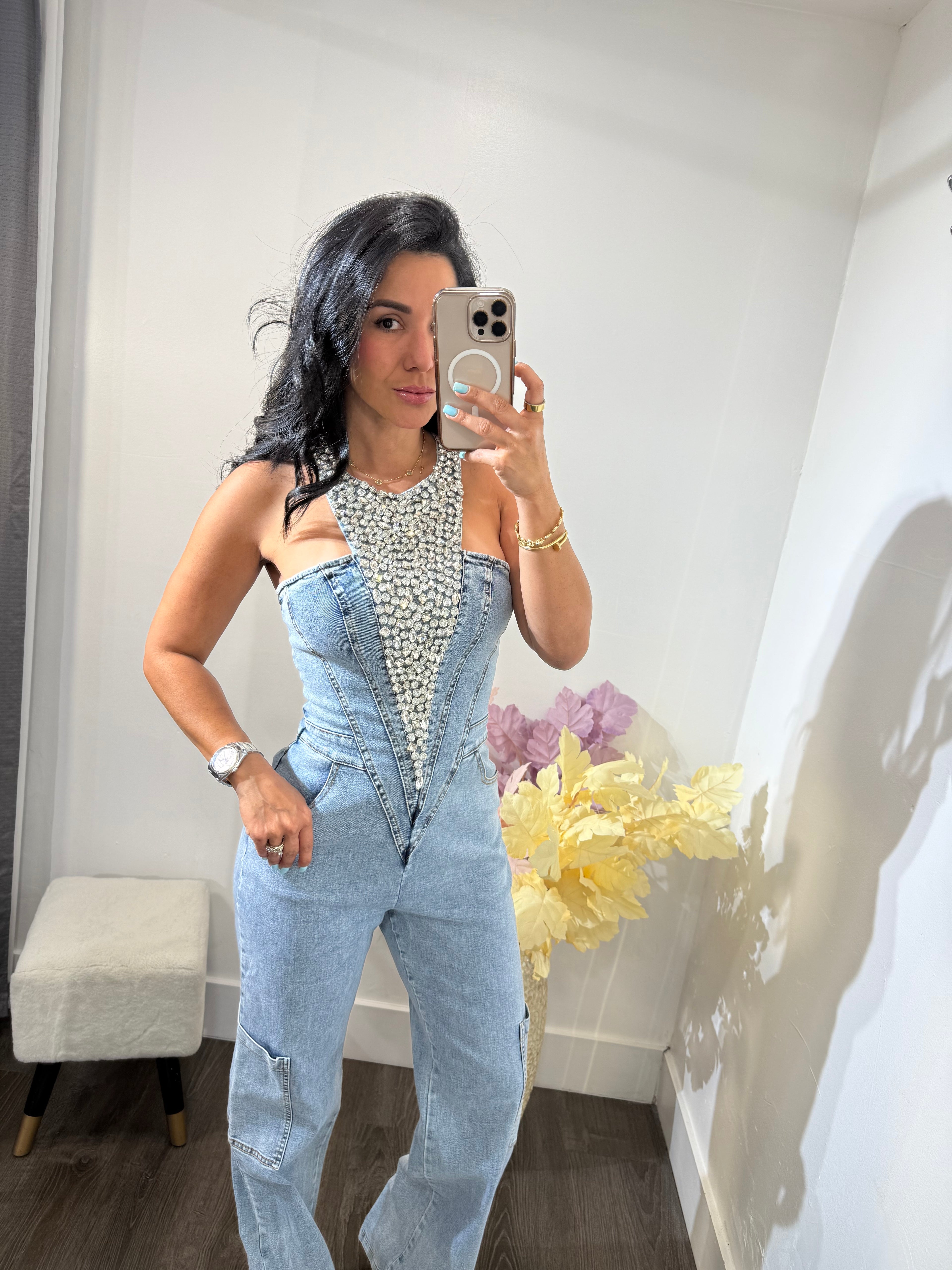 Jumpsuit denim Karla
