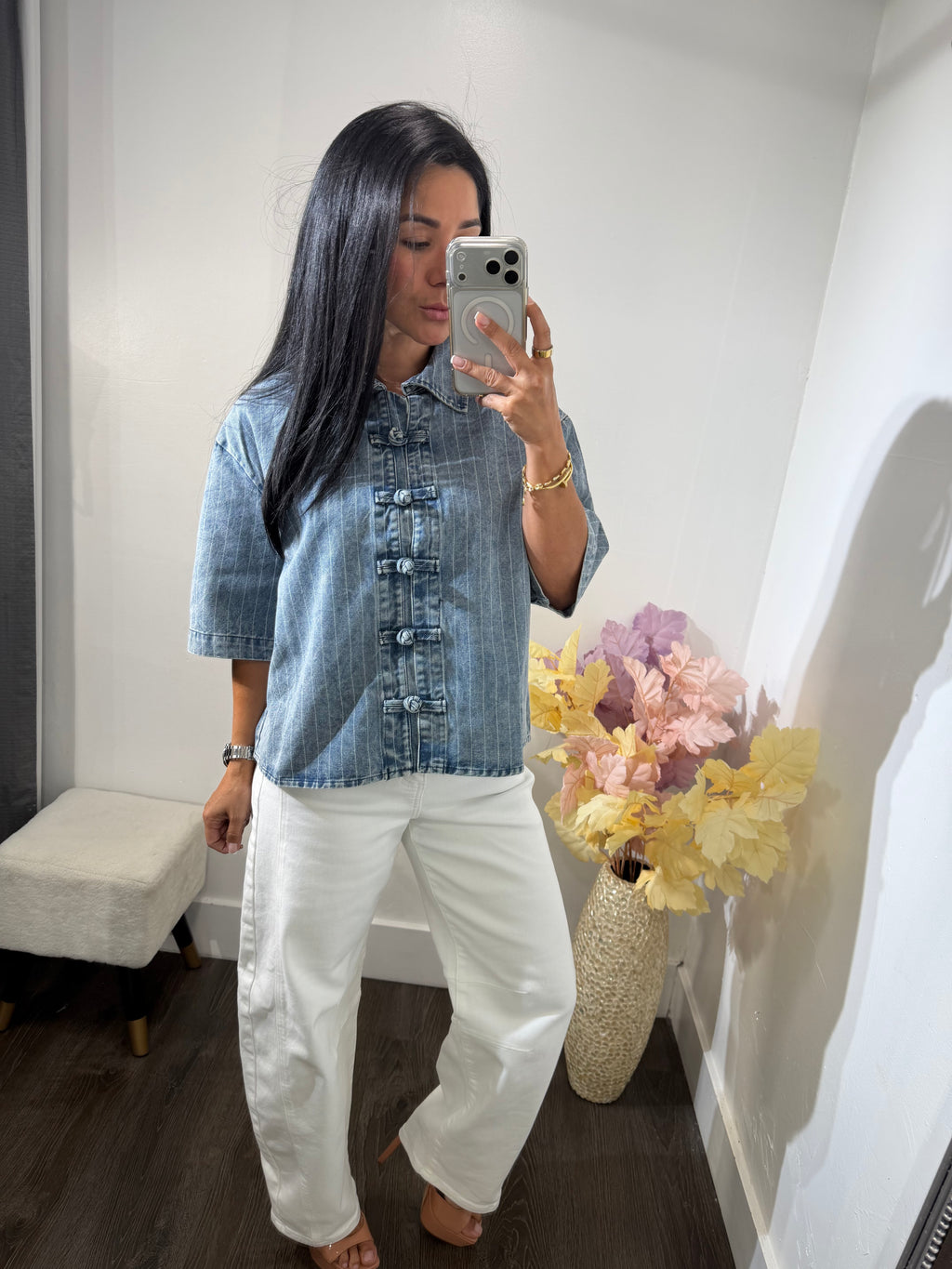 Top denim Katya