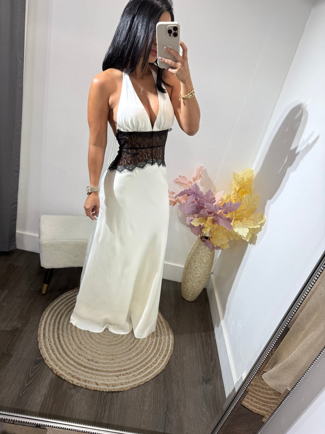 Maxi Dress satin Laila