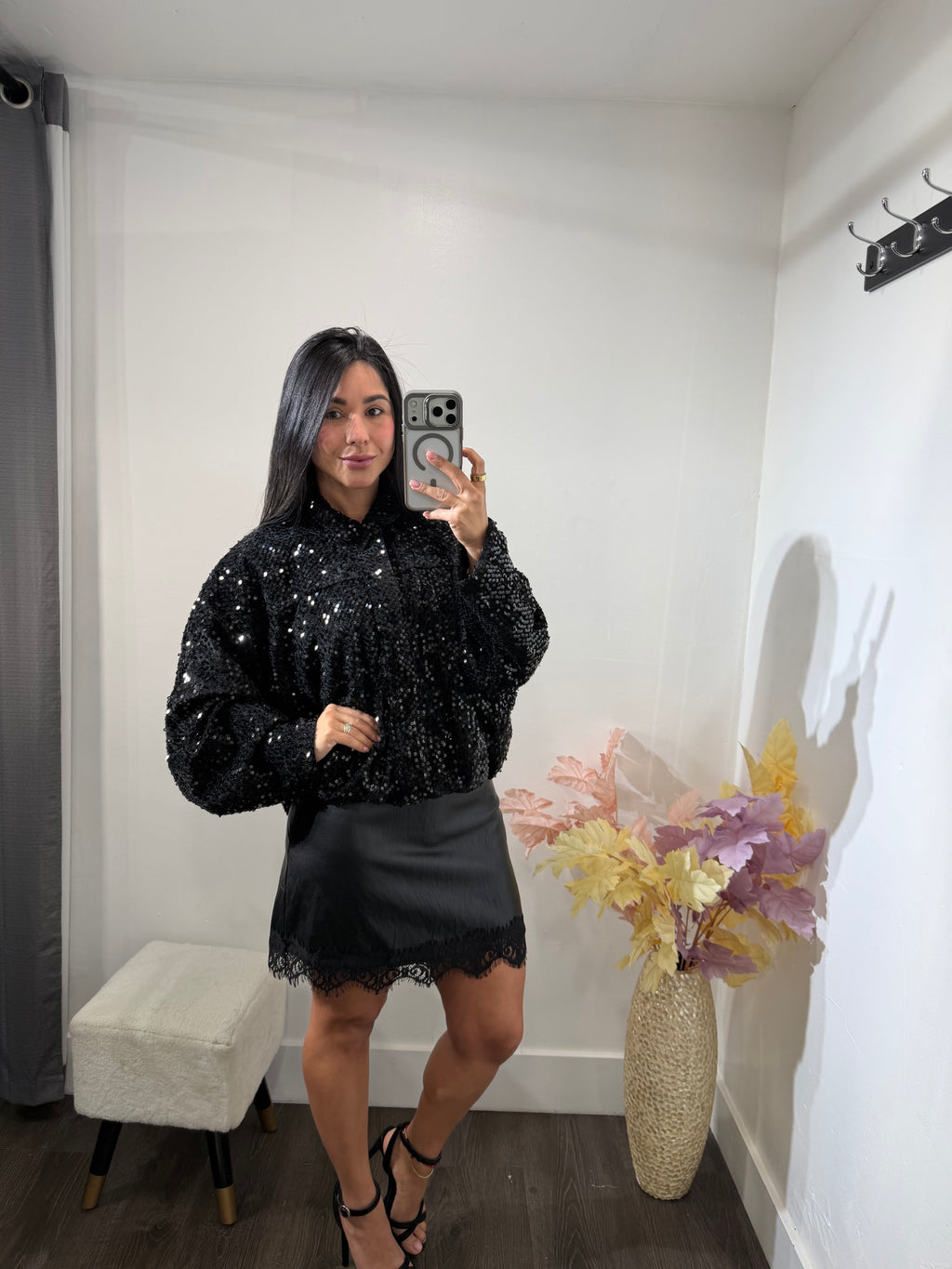 Jacket sequins