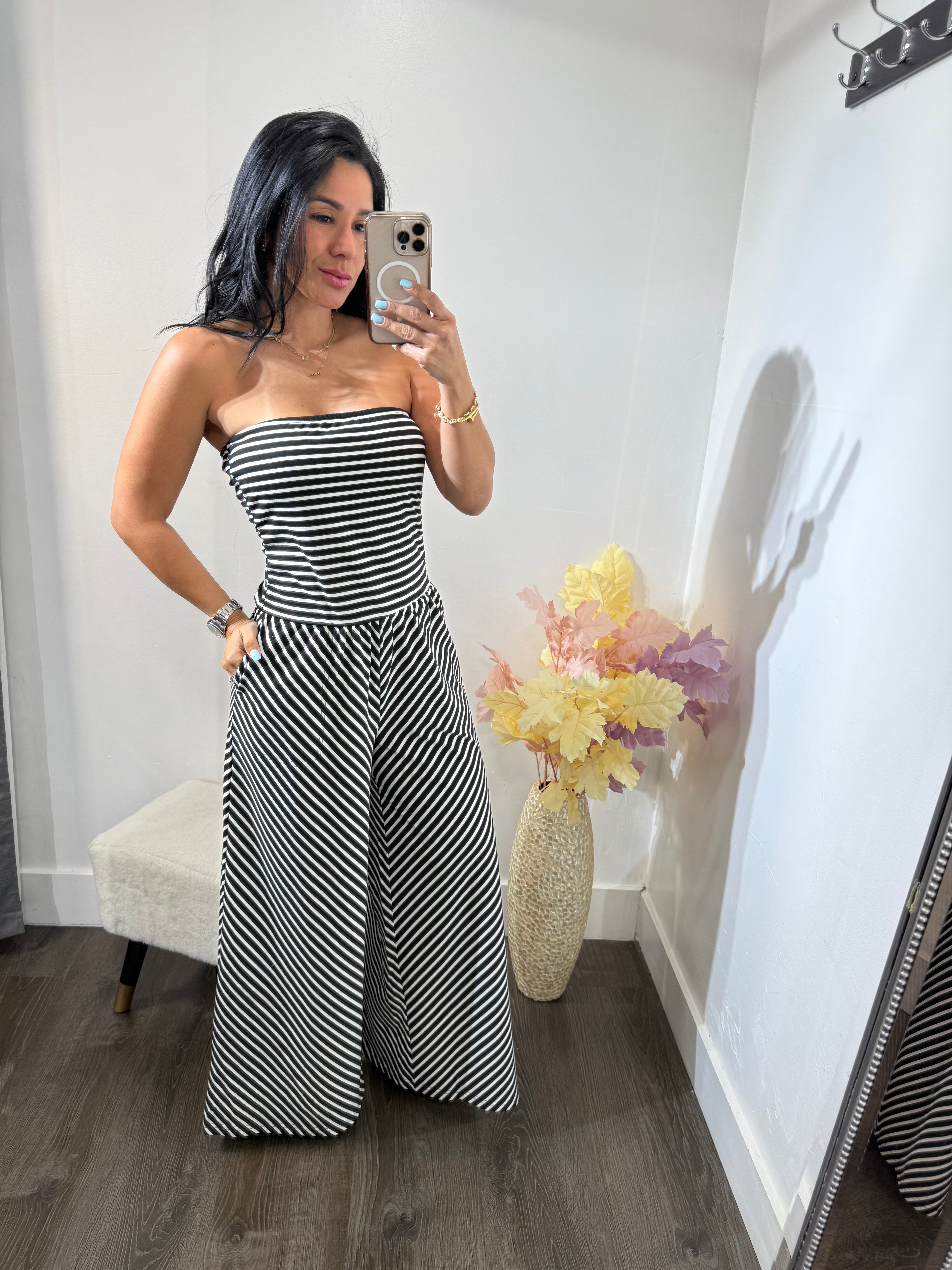 Jumpsuit stripped Eva