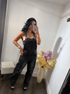 Jumpsuit denim Sile Black