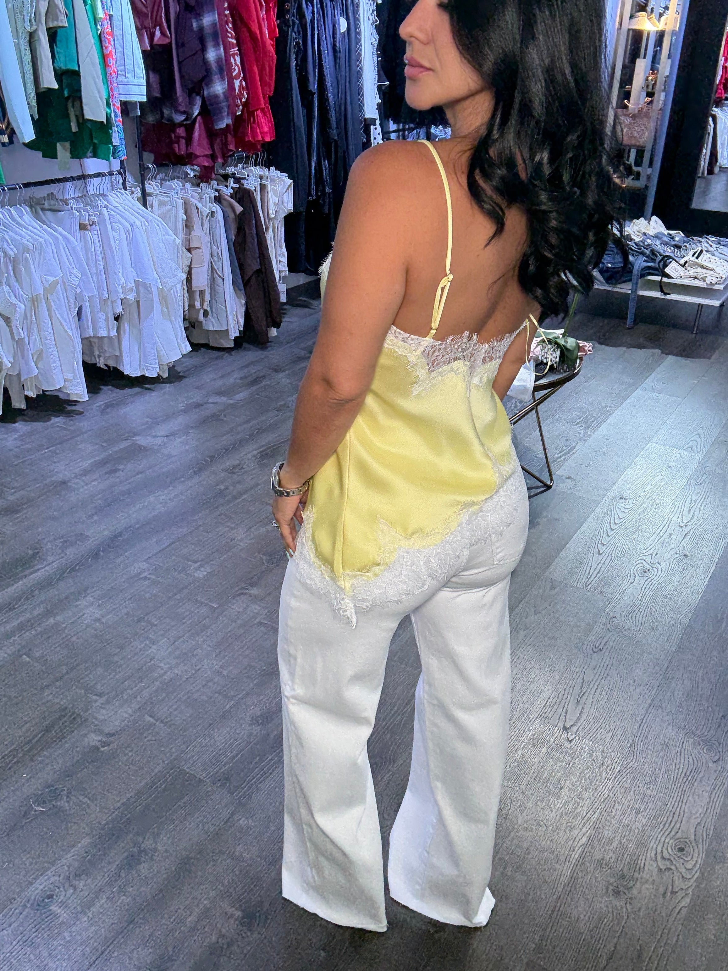 Top satin Amalia