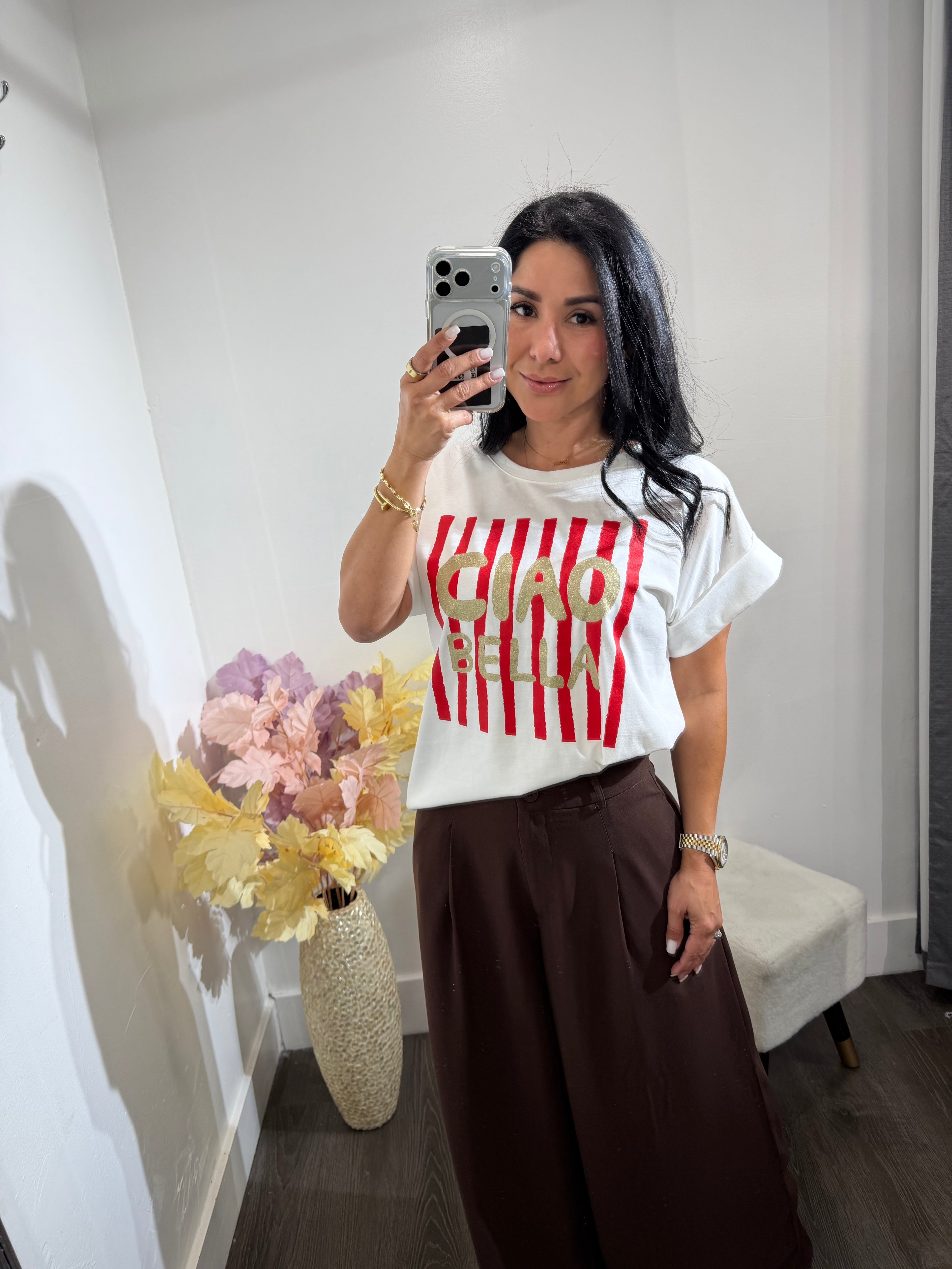 Graphic tee ciao Bella