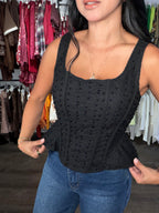 Top shadia Black