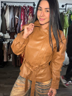 Jacket leather caro