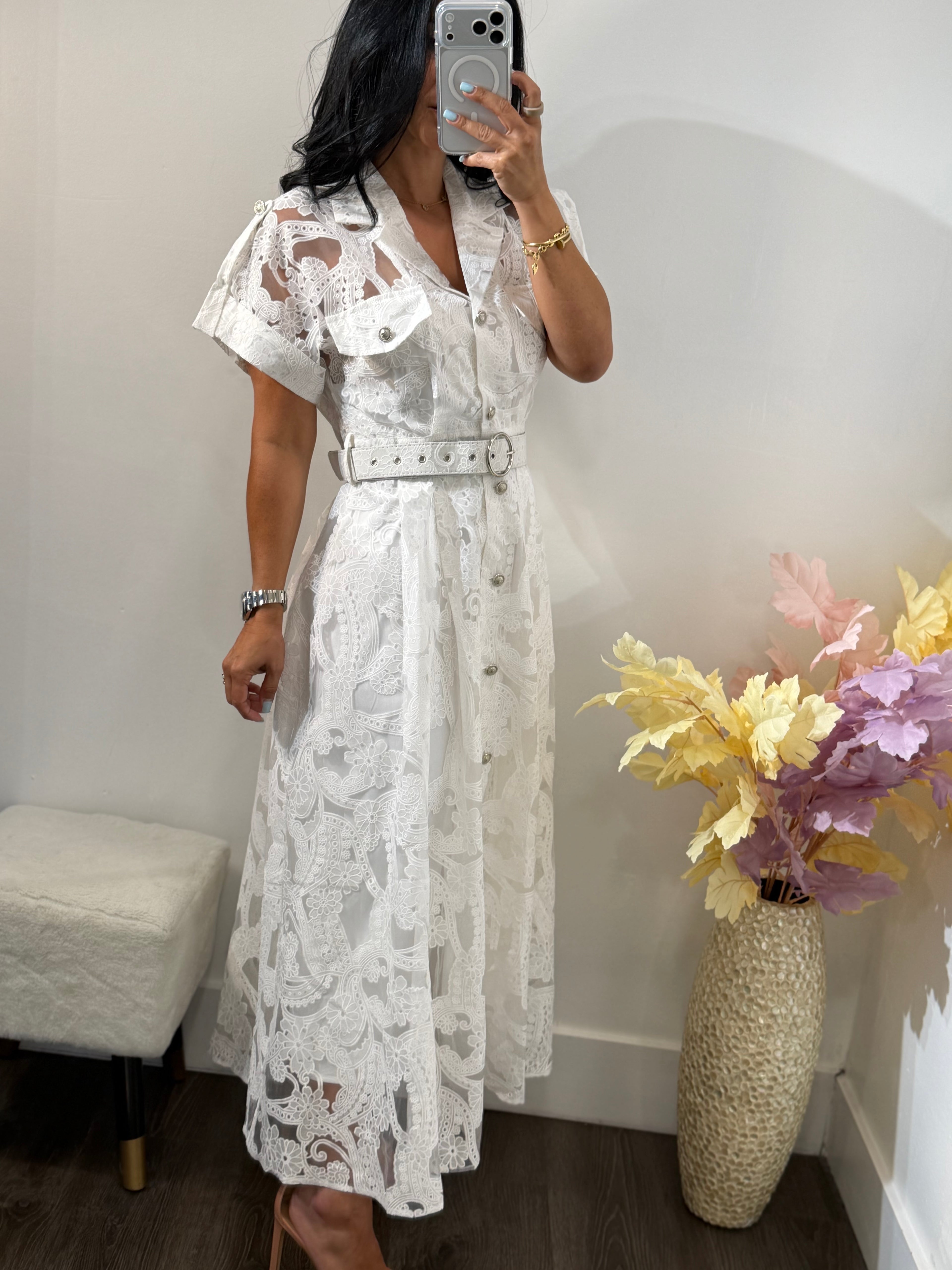 Maxi dress Helena white