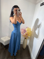 Maxi Dress Denim Agustina