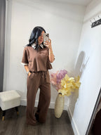 Set Olivia brown