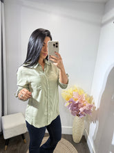 Load image into Gallery viewer, Top button linen basic
