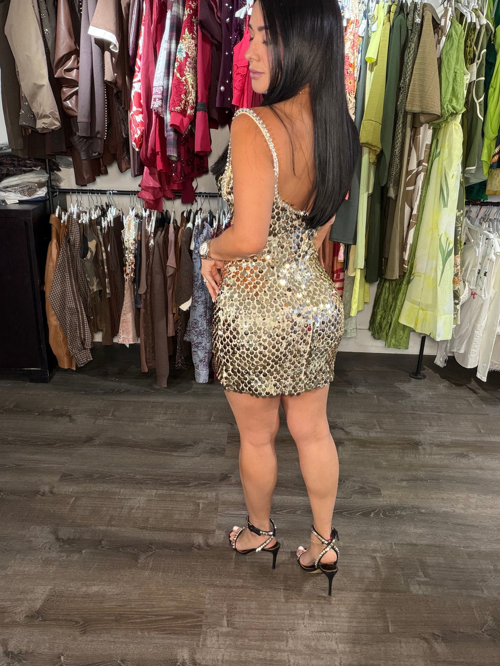 Dress sahiri Gold