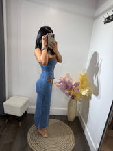 Load image into Gallery viewer, Maxi dress denim Lili
