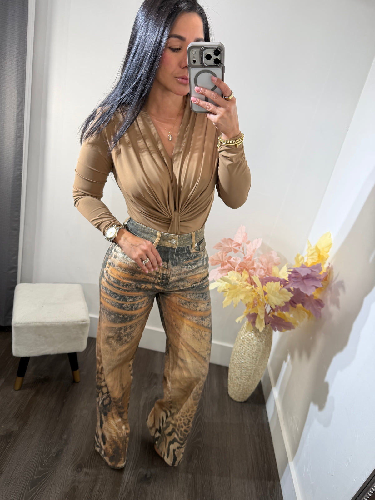 Jean print caro