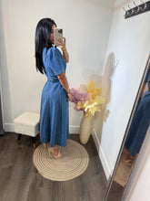Load image into Gallery viewer, Maxi dress denim Elsa
