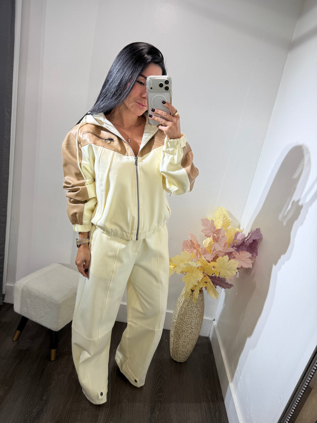 Set comfy leather