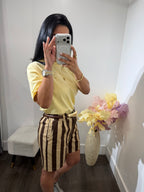 Short Luciana brown