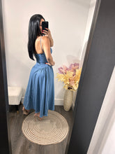 Load image into Gallery viewer, Maxi Dress Denim Julia
