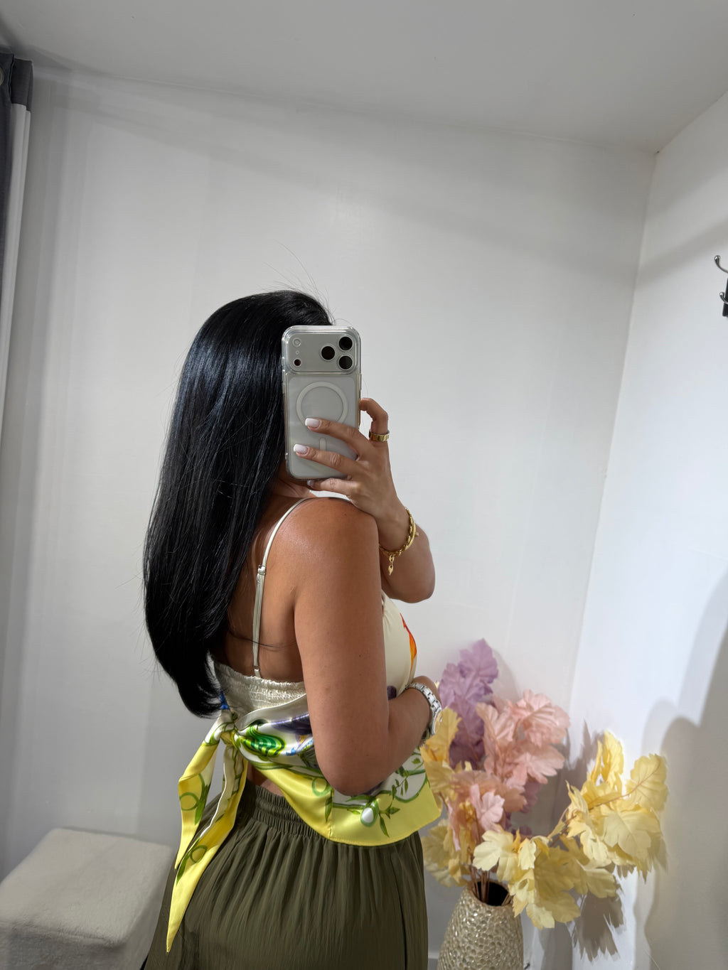 Top satin alicia