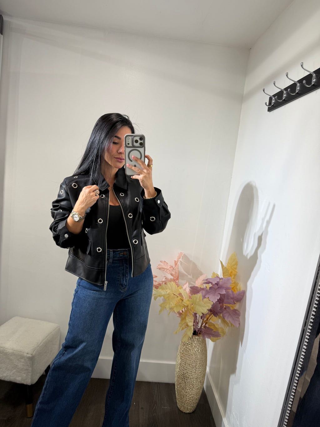 Jacket leather Oly