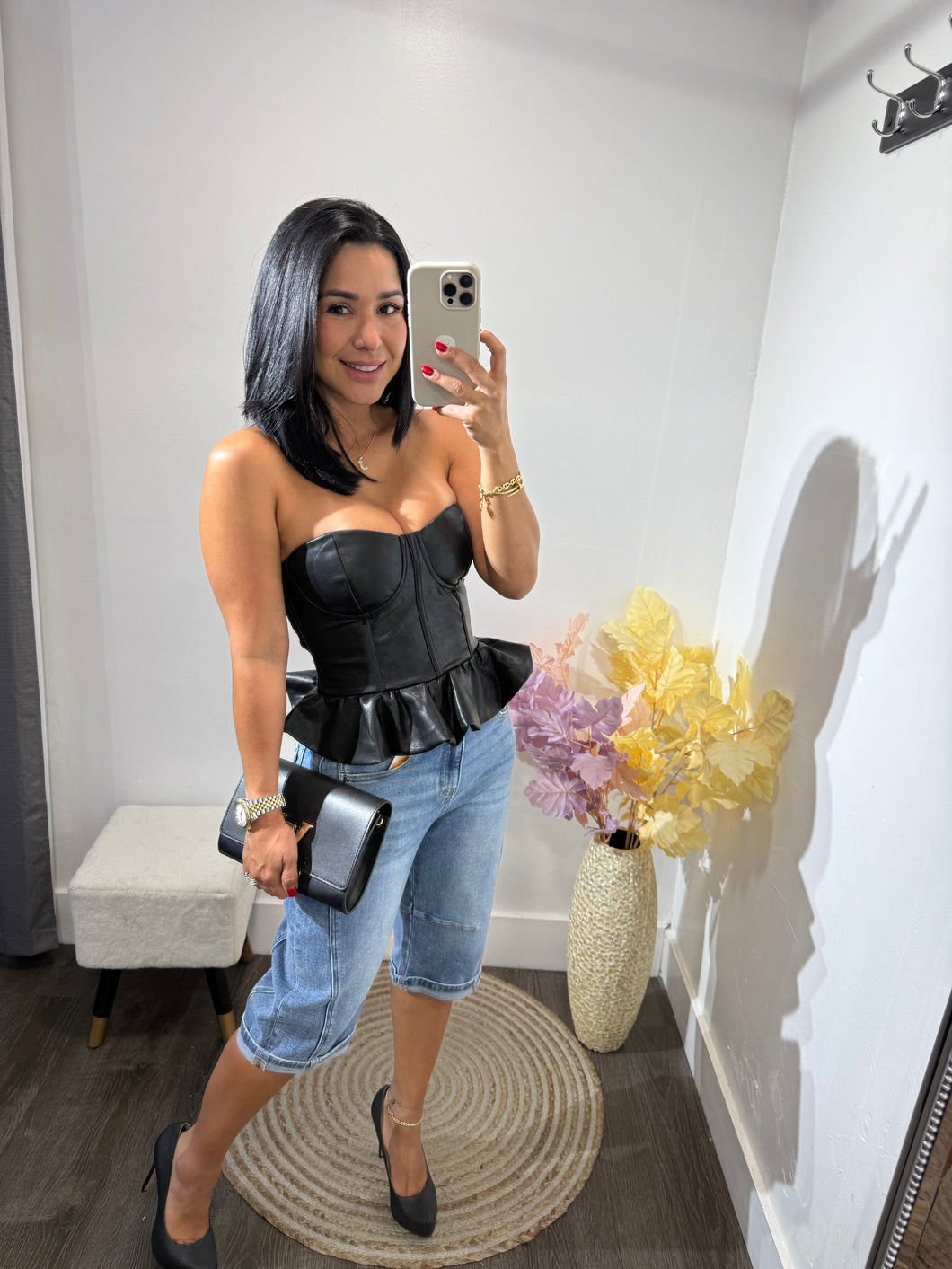 Top leather Sha