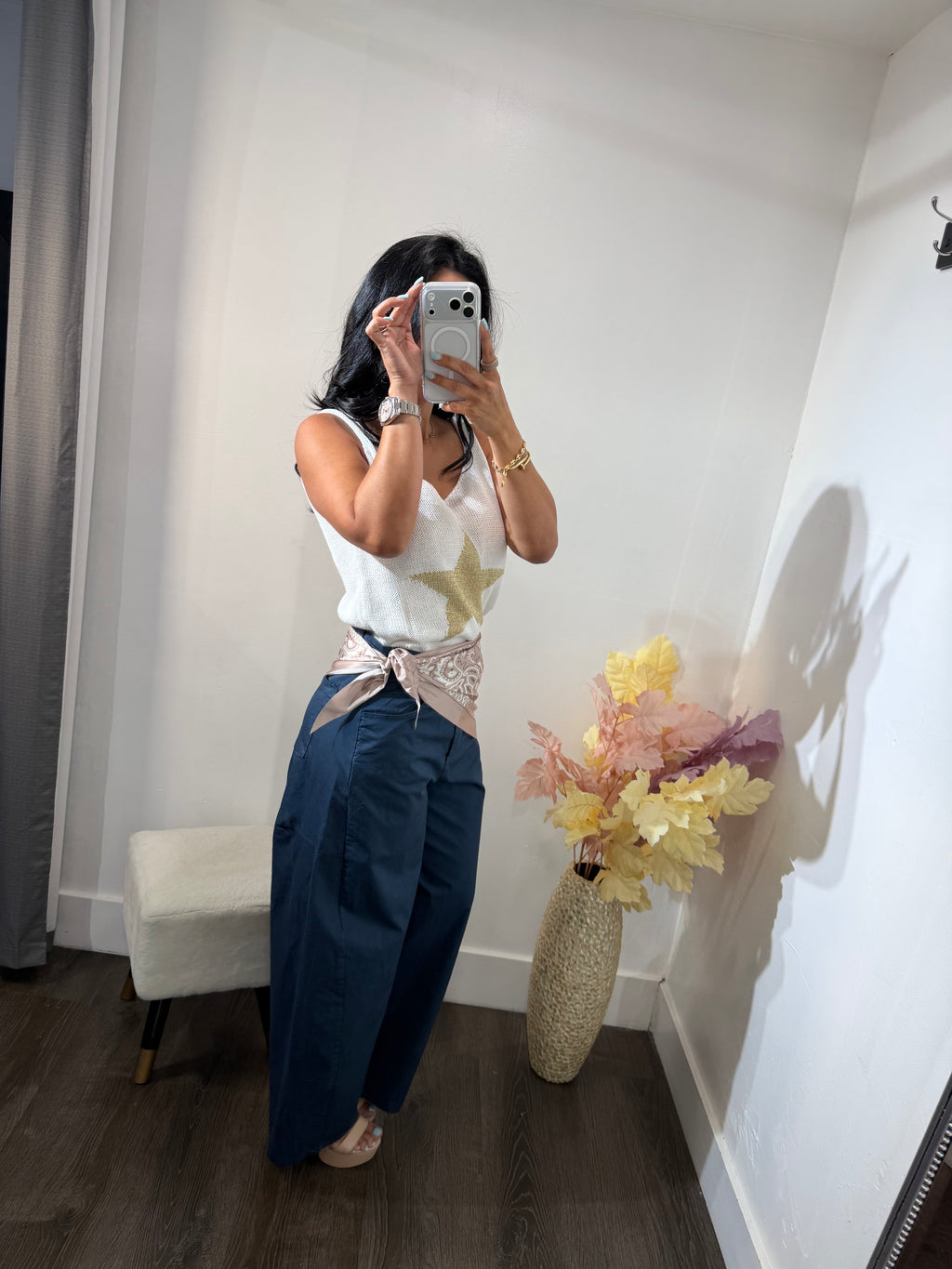 Pant barrel scarf