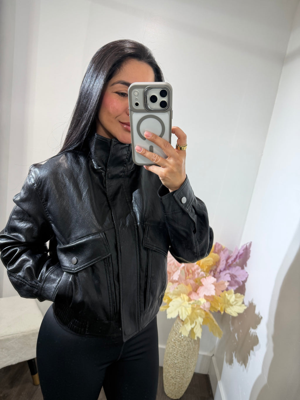 Jacket leather Farah