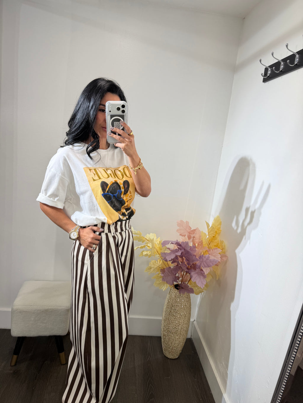 Pant striped viena