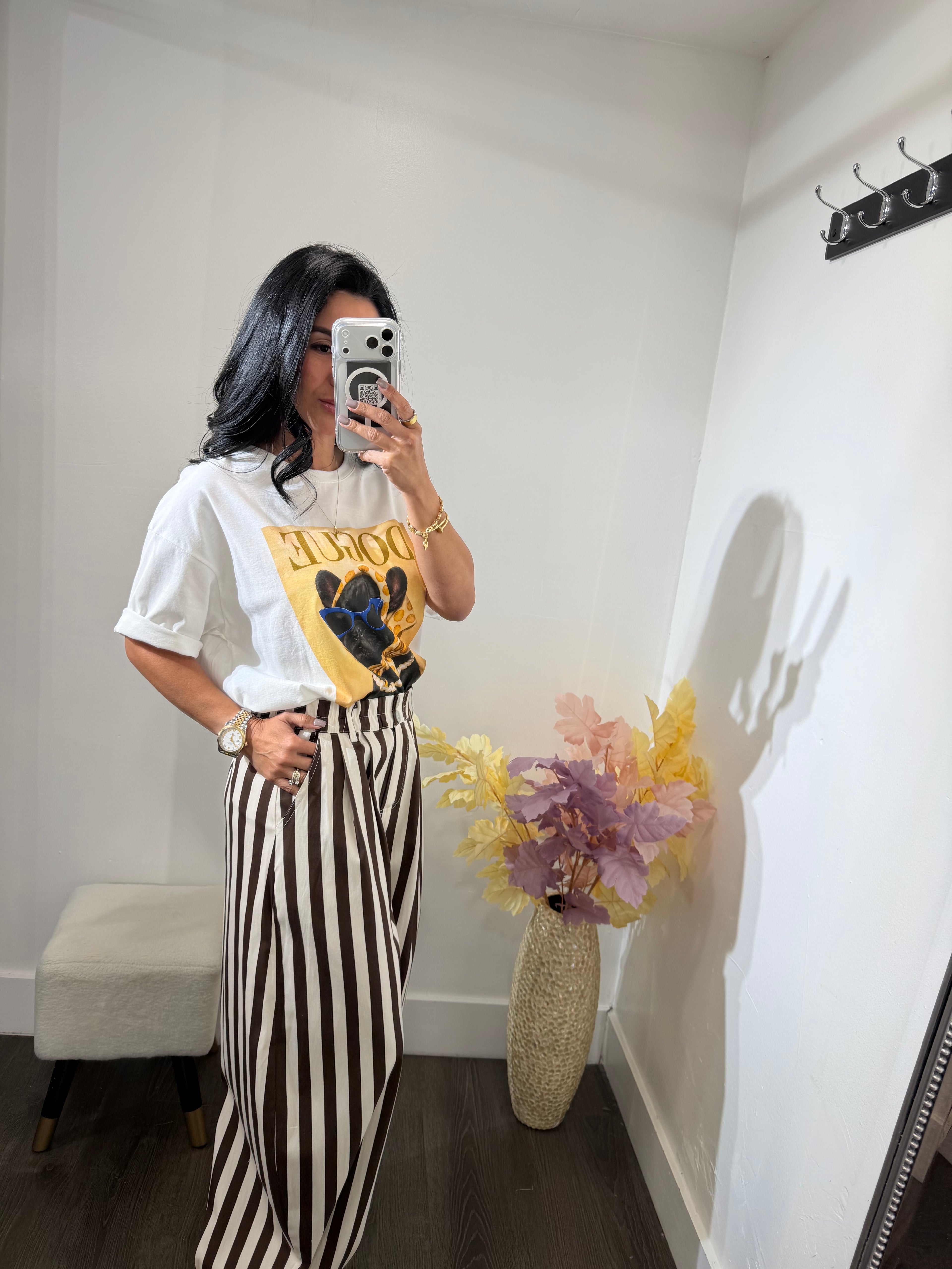 Pant striped viena