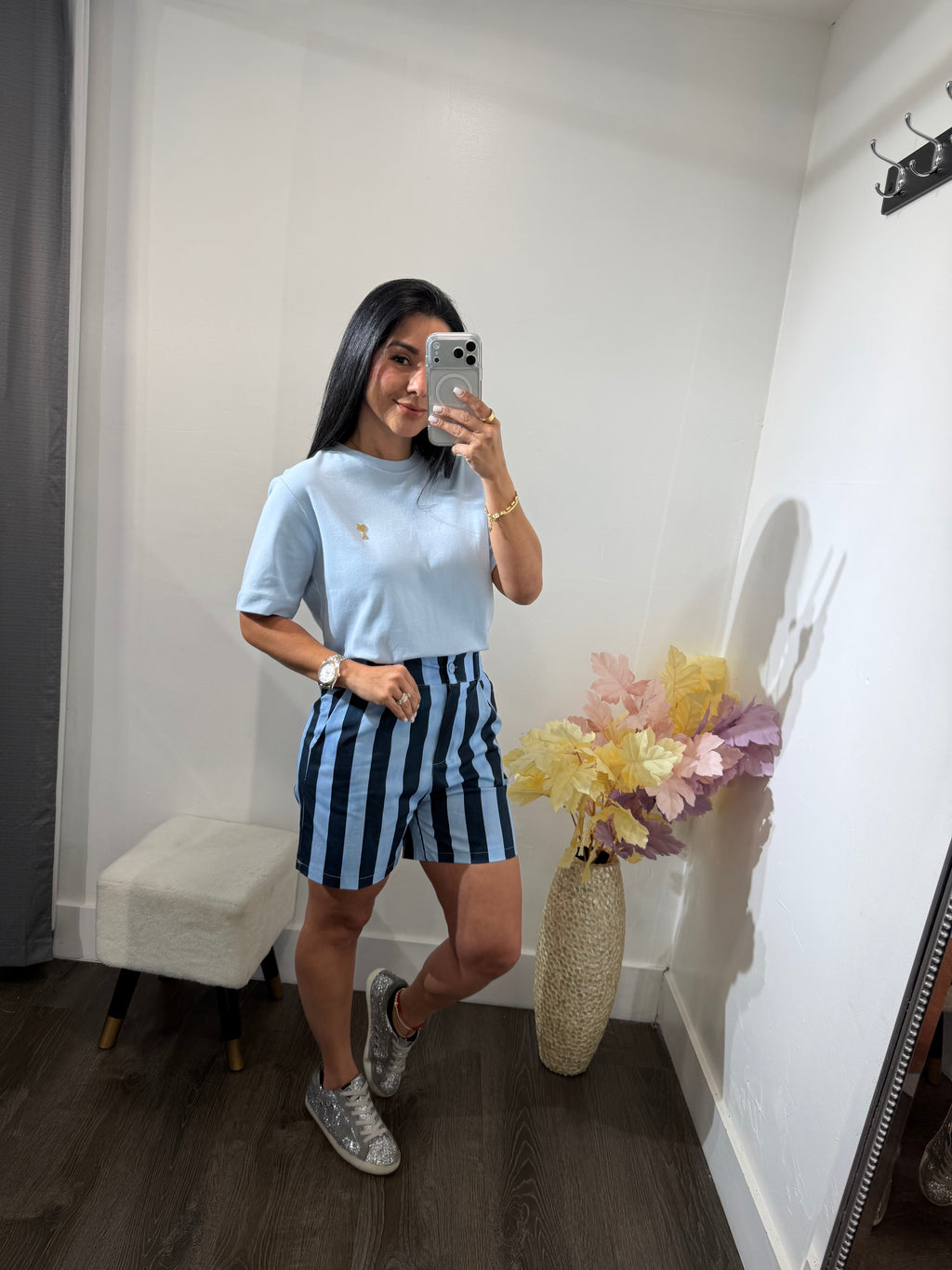 Short Luciana blue