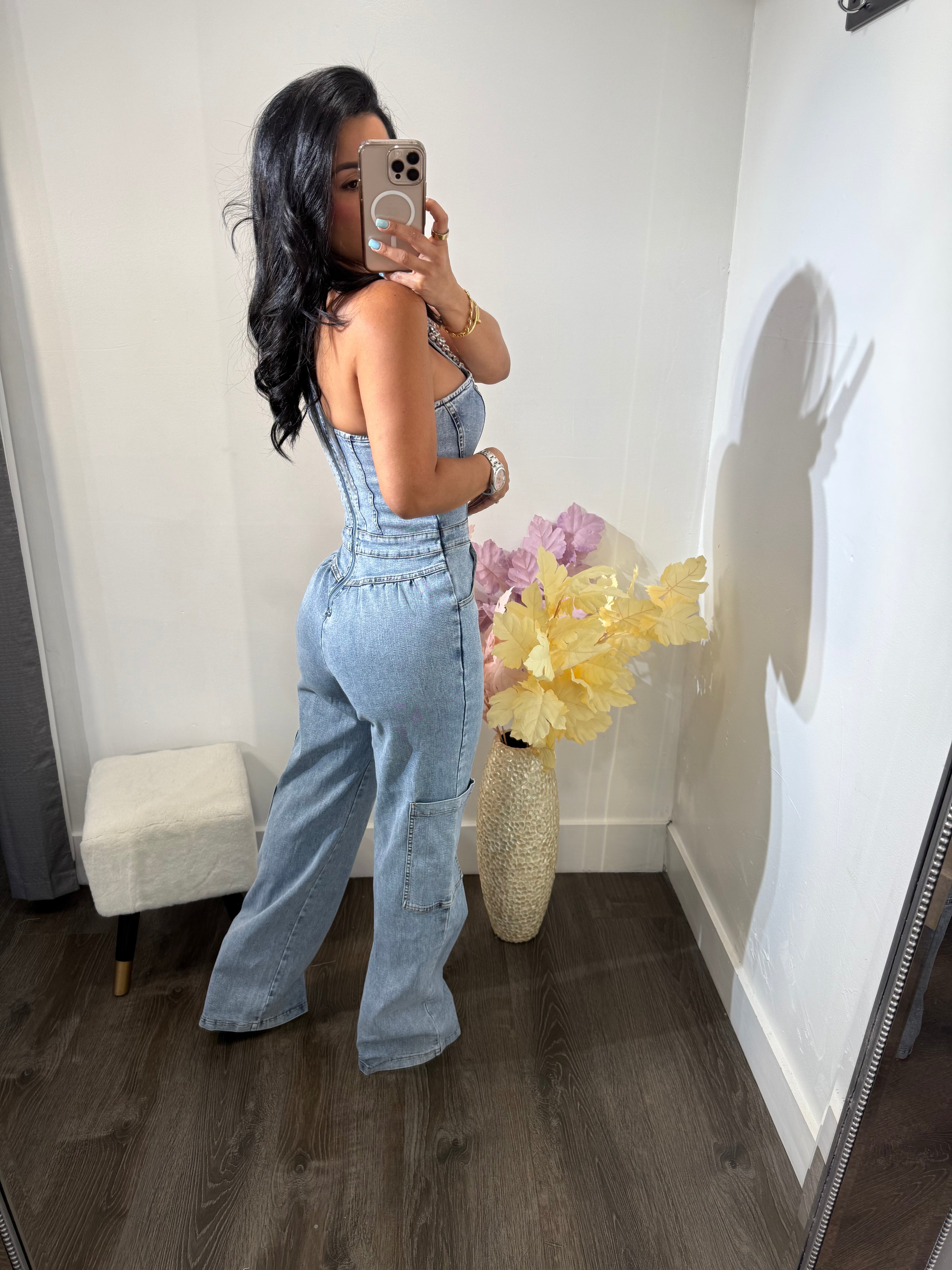 Jumpsuit denim Karla