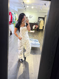Jumpsuit denim Sile Dots