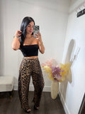 Pant barrel leopardo